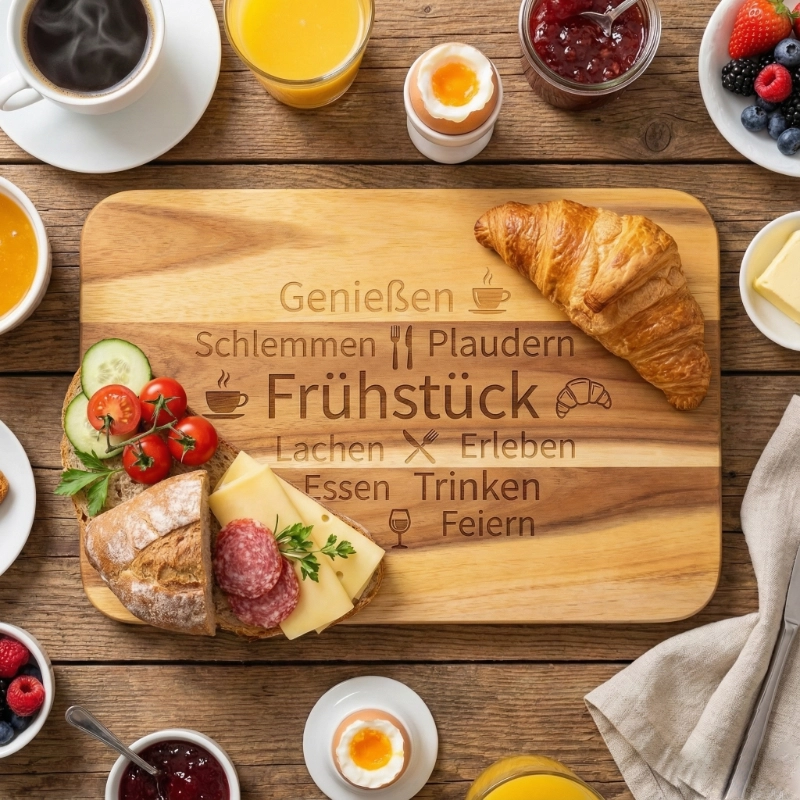 Frühstücksbrett Akazie